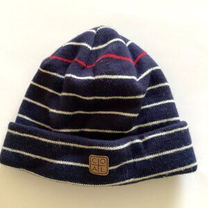 Coal Kids Children's Blue Striped Knit Beanie Toque Hat Headwear Winter Skiing